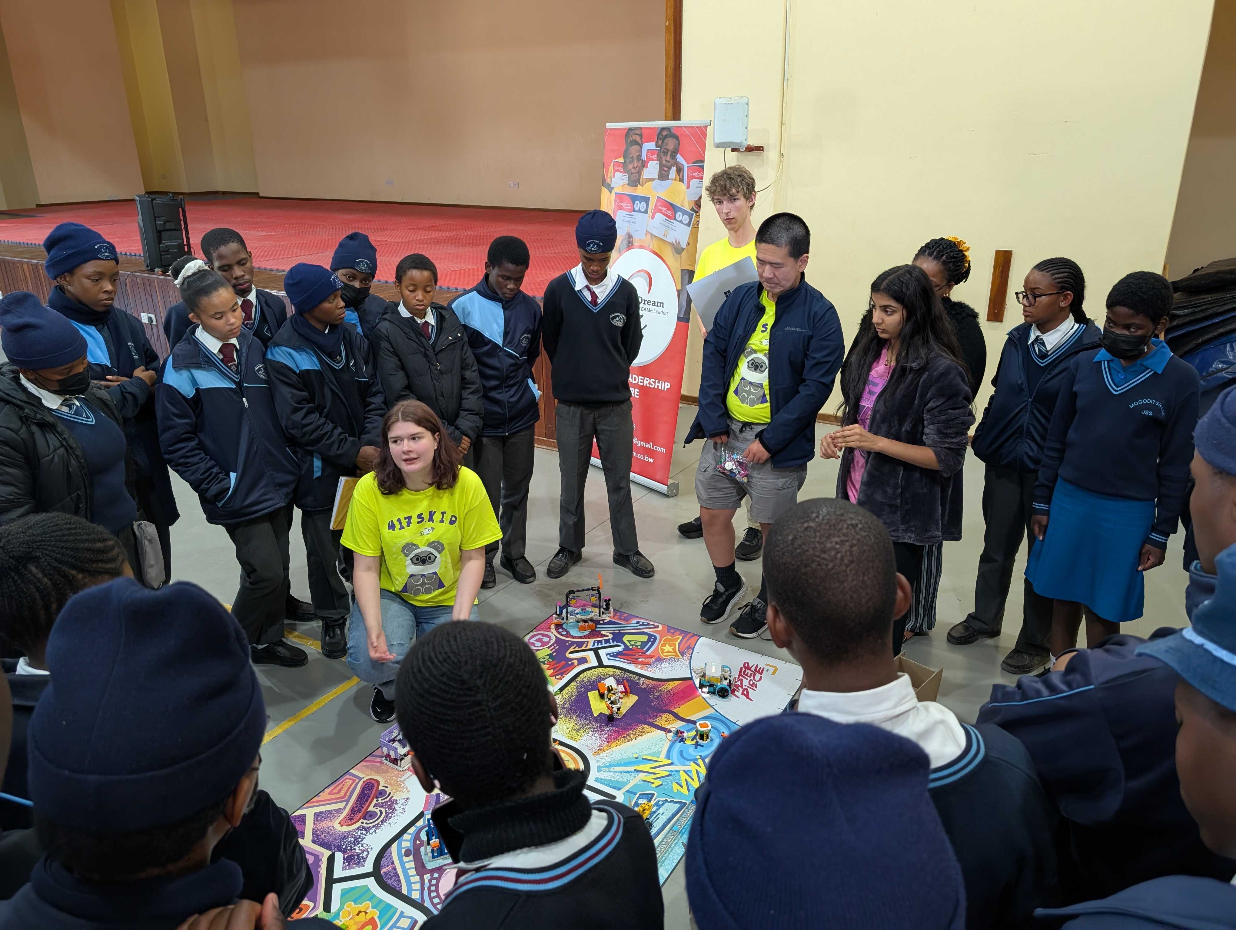 Emlyn explaining there