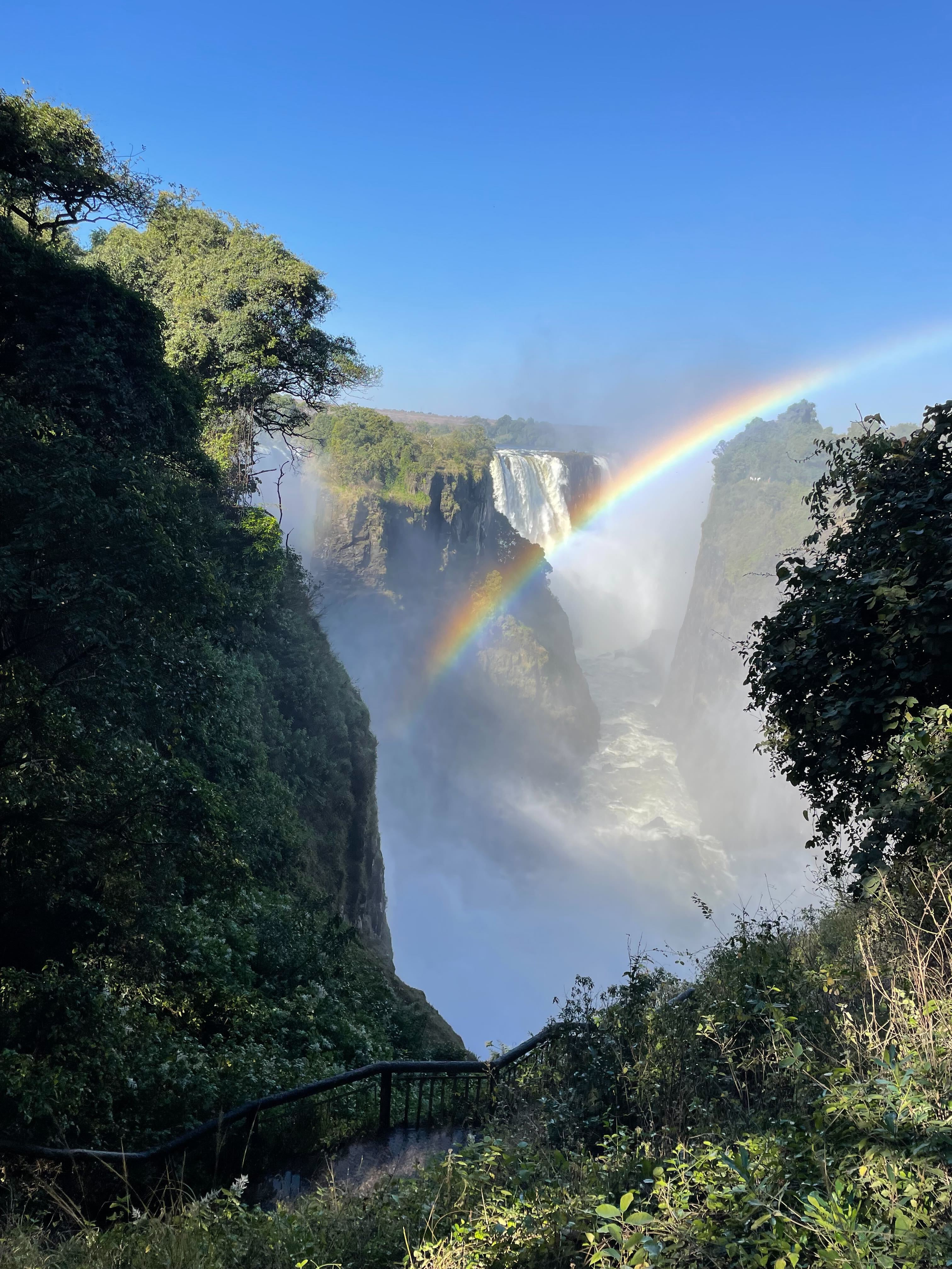 Looking down into the chasm