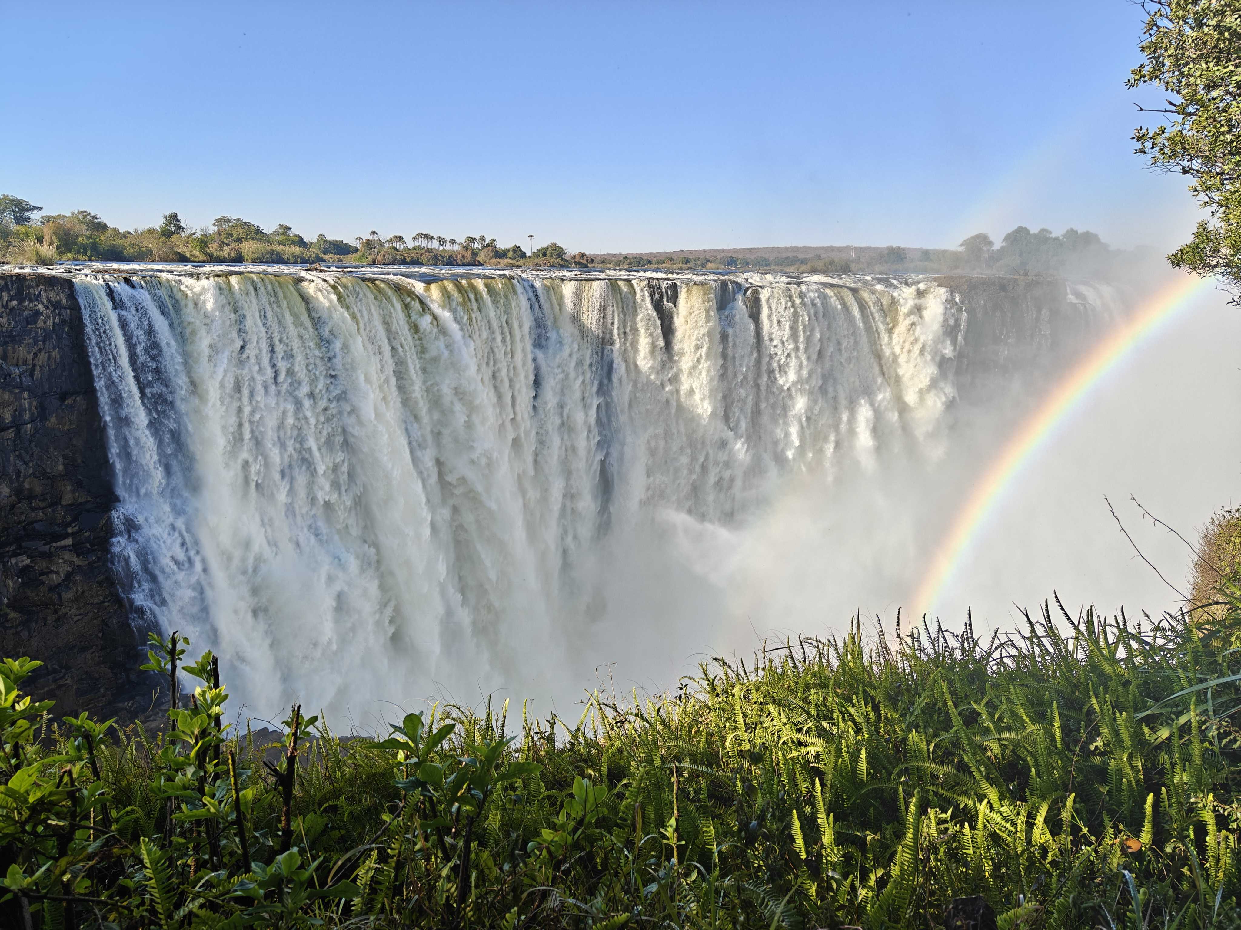 Widest portion of Victoria Falls